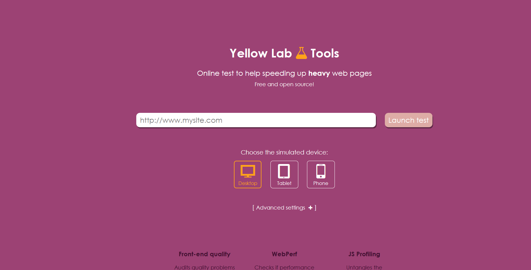 ابزار Yellowlab